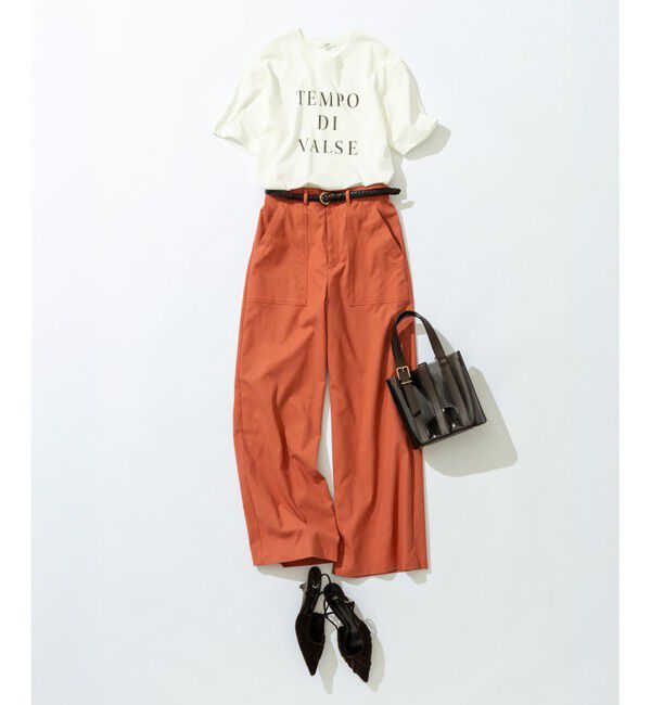 23区「【SLOW/一部店舗限定】MVSコットン  ロゴTシャツ」|Tシャツ・カットソー|