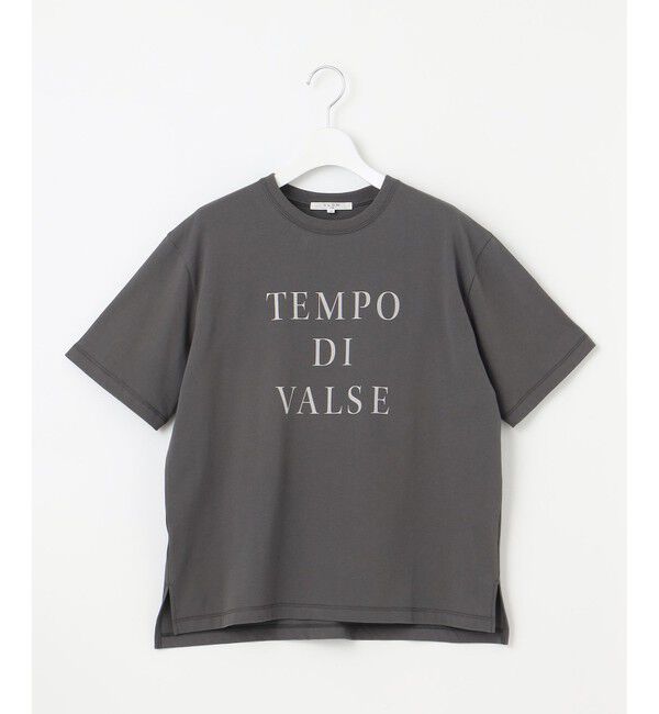 23区「【SLOW/一部店舗限定】MVSコットン  ロゴTシャツ」|Tシャツ・カットソー|