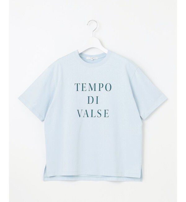 23区「【SLOW/一部店舗限定】MVSコットン  ロゴTシャツ」|Tシャツ・カットソー|