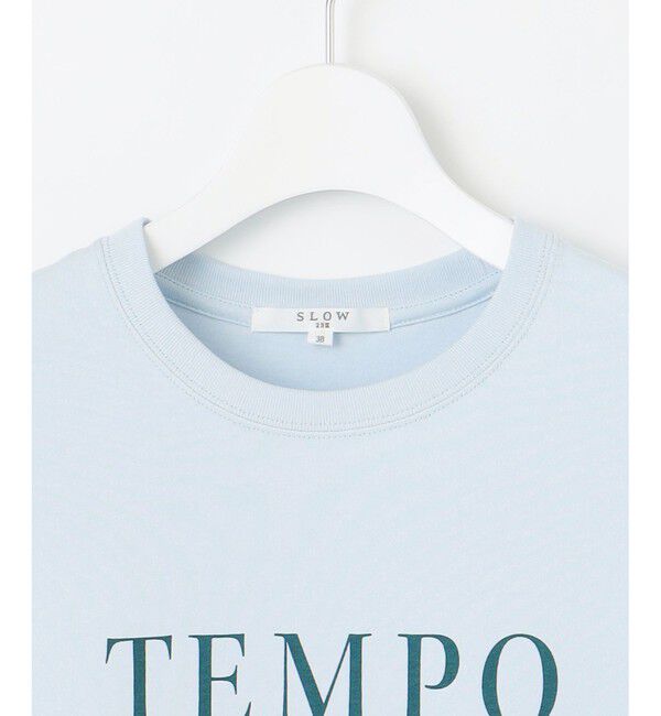 23区「【SLOW/一部店舗限定】MVSコットン  ロゴTシャツ」|Tシャツ・カットソー|