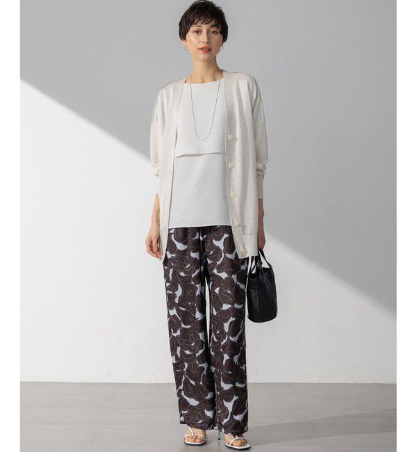 23区「【吸水速乾/UVカット/接触冷感】ストレッチジョーゼット  ケープデザイン カットソー」|Tシャツ・カットソー|