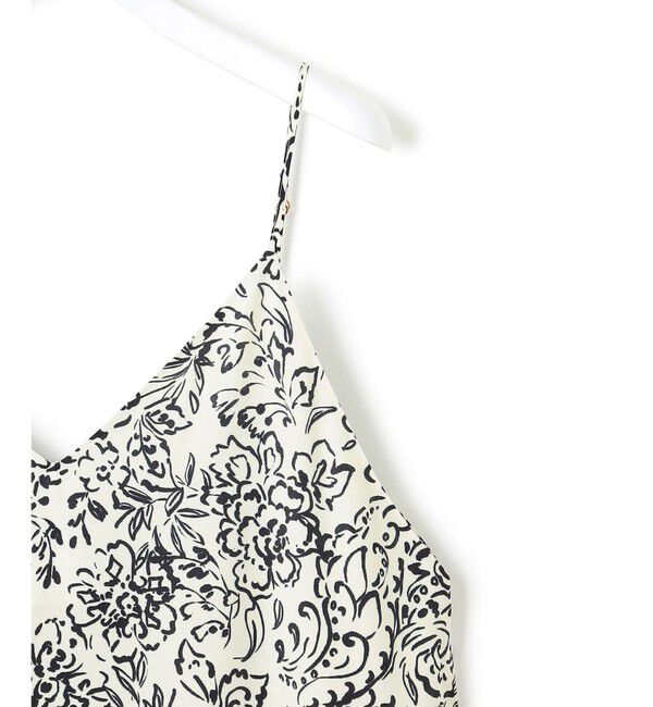 23区「【洗える】アンティークフラワープリント キャミソールワンピース」|ワンピース|