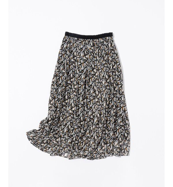 23区「【洗える】Ratti アブストラクトプリント スカート」|スカート|