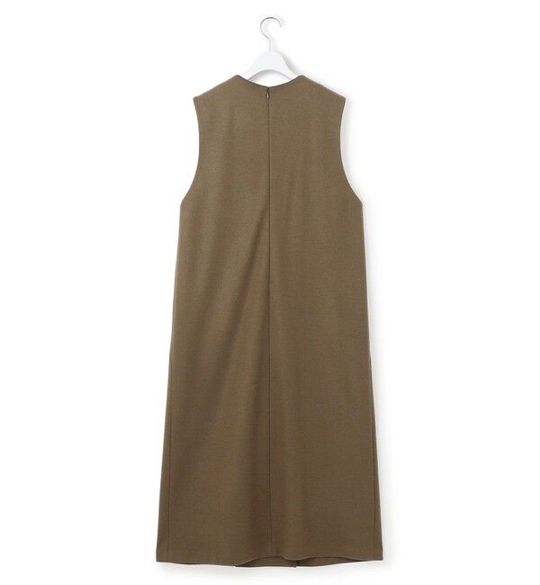 23区「ウールミルドジャージー ボックスタック ジャンパースカート」|ワンピース|