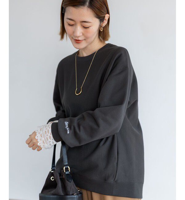 23区「ナチュラルコットンベア レースレイヤード カットソー」|Tシャツ・カットソー|