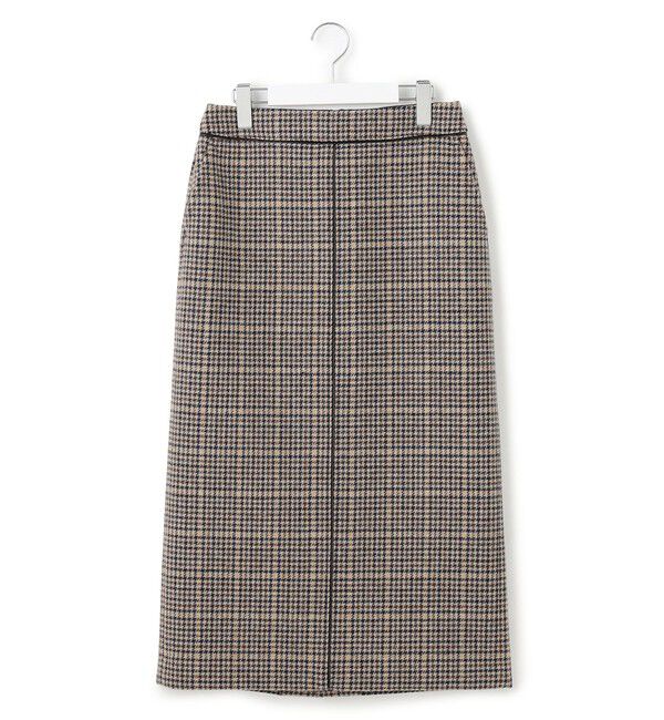 23区「【見上愛さん着用】ボンディングチェックツイード Iライン スカート」|スカート|