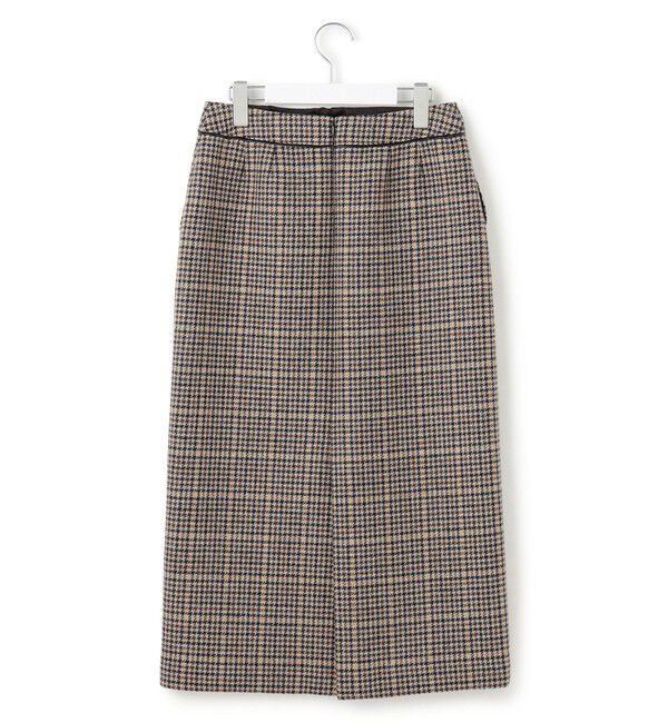 23区「【見上愛さん着用】ボンディングチェックツイード Iライン スカート」|スカート|