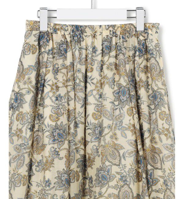 23区「Ericaキャラコ ペイズリープリント フレア スカート」|スカート|