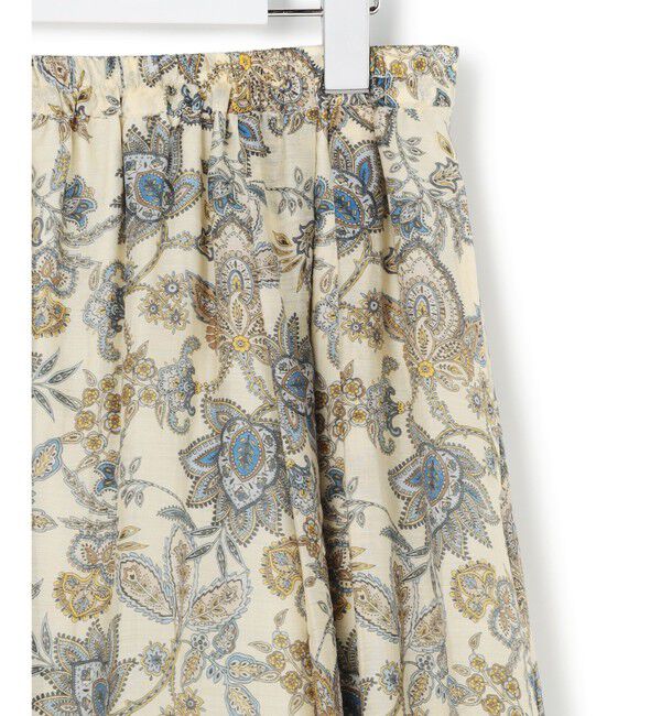 23区「Ericaキャラコ ペイズリープリント フレア スカート」|スカート|
