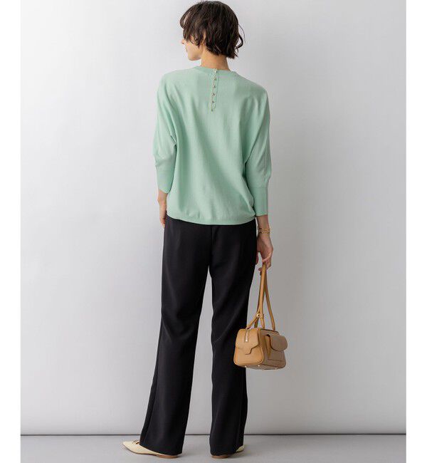 23区「ネオコンフォートストレッチ ドルマン ニット」|ニット・セーター|