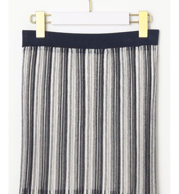 any SiS「【セットアップ可】シアーマルチカラーニット スカート」|スカート|