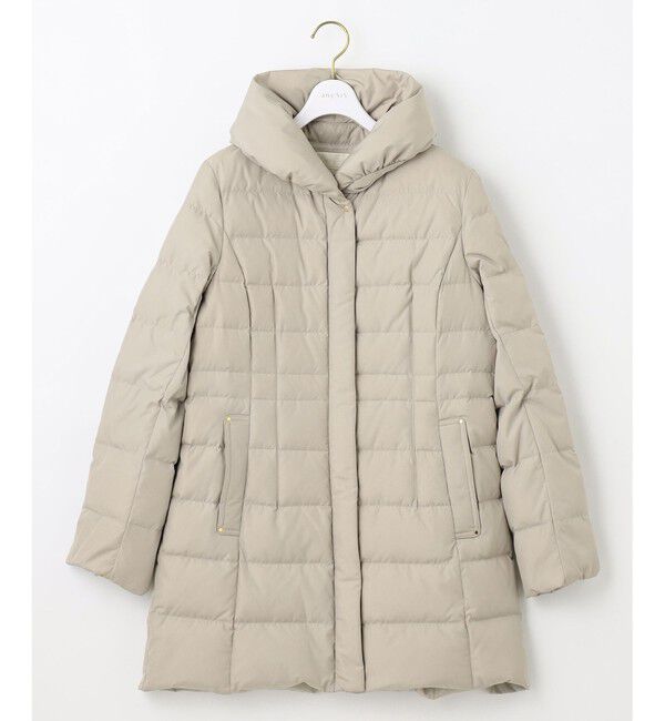 ANY SIS「【洗える】エレガンスショールカラー ミドルダウン」|ダウン|ベージュ