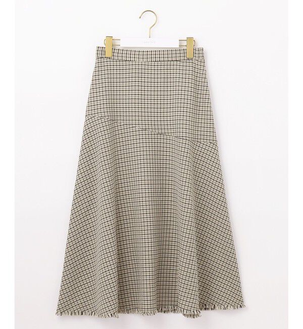 any SiS「【大人百花・美人百花掲載】ガンクラブフリンジ スカート」|スカート|