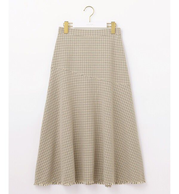 any SiS「【大人百花・美人百花掲載】ガンクラブフリンジ スカート」|スカート|