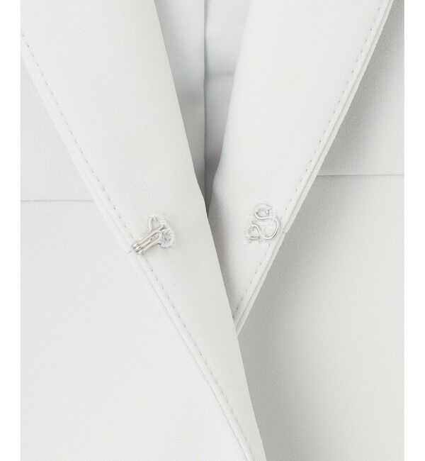 ANY SIS「【セットアップ可】セレモニーダブルクロス ノーカラージャケット」|ノーカラージャケット|