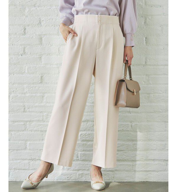 any SiS「【WEB・一部店舗限定】褒めらレディワイド パンツ」|その他|アイボリー