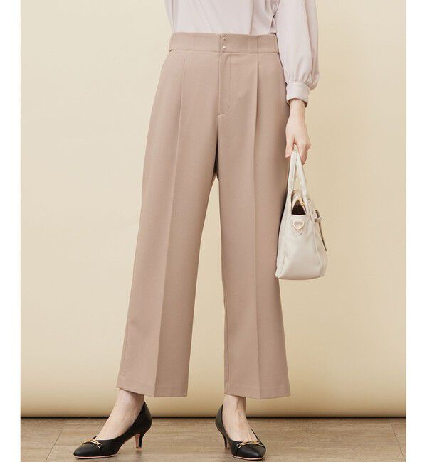any SiS「【WEB・一部店舗限定】褒めらレディワイド パンツ」|その他|ベージュ