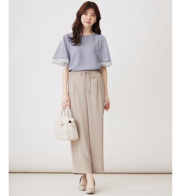 ANY SIS「【洗える】イージードロスト ワイドパンツ」|その他|