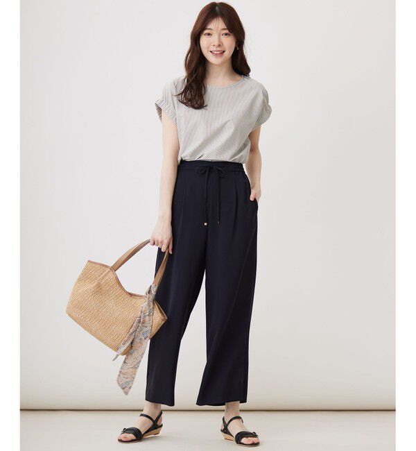 ANY SIS「【洗える】イージードロスト ワイドパンツ」|その他|