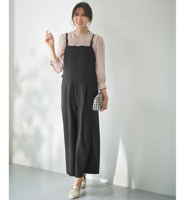 any SiS「【洗える】オーガンジーシャーリング ブラウス」|シャツ・ブラウス|