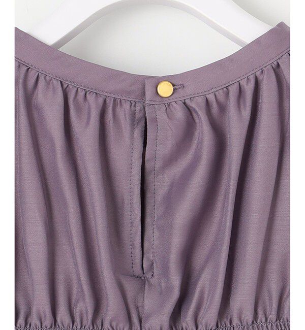 any SiS「【洗える】オーガンジーシャーリング ブラウス」|シャツ・ブラウス|