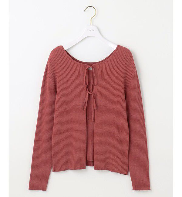 any SiS「【2SET】リボンカーデツイン ニット」|ニット・セーター|