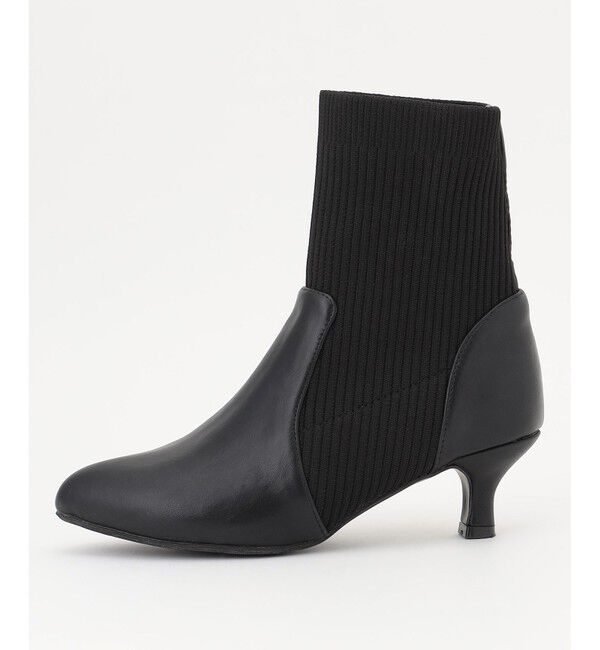 any SiS「【23.0~24.5cm】リブポインテッド ブーツ」|ショートブーツ|