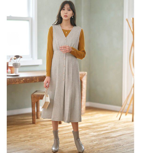 any SiS「【23.0~24.5cm】リブポインテッド ブーツ」|ショートブーツ|