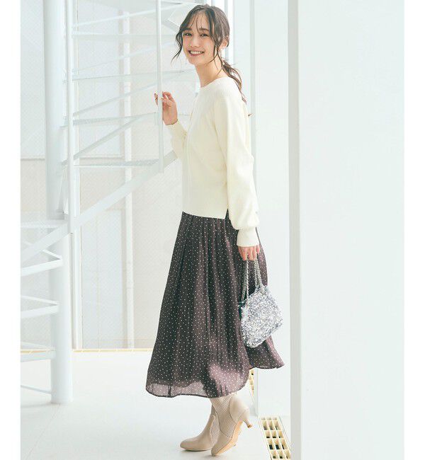 any SiS「【23.0~24.5cm】リブポインテッド ブーツ」|ショートブーツ|