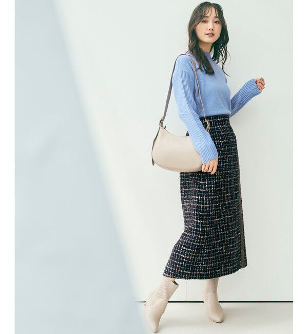 any SiS「【23.0~24.5cm】リブポインテッド ブーツ」|ショートブーツ|