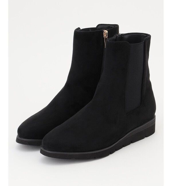 any SiS「【23.0~24.0cm】フラットサイドゴア ブーツ」|ショートブーツ|