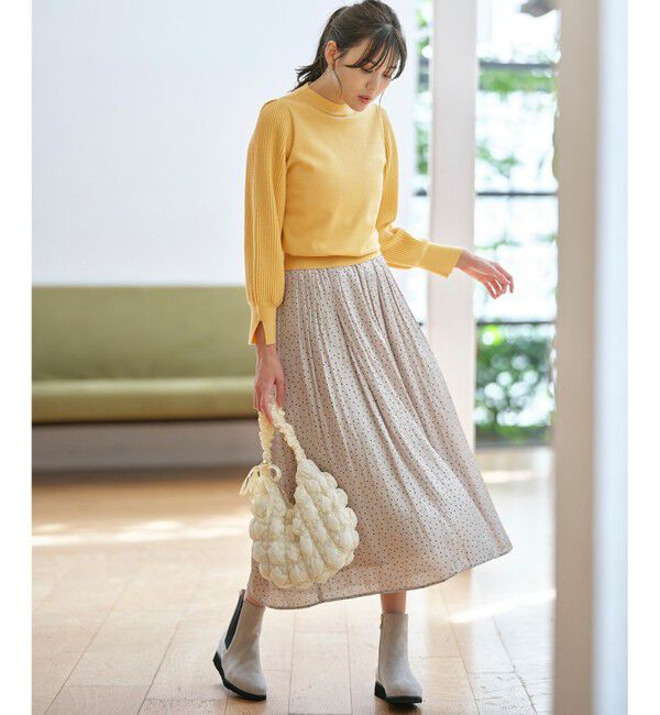 any SiS「【23.0~24.0cm】フラットサイドゴア ブーツ」|ショートブーツ|