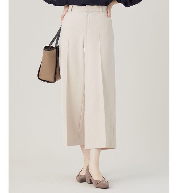 ANY SIS「【保温効果/ストレッチ】シリーズ累計13万枚突破！ビューティサーモ ワイドパンツ」|その他|アイボリー