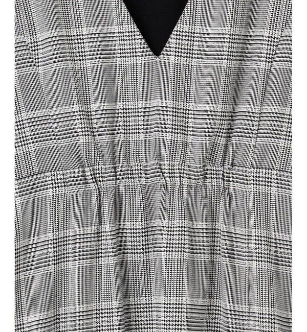 any SiS「【2SET】チェック ジャンパースカート&times; ニット」|ジャンパースカート|