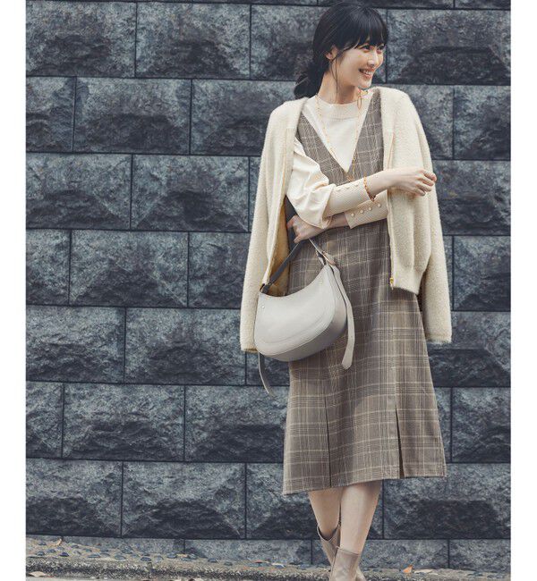 any SiS「【洗える】シャギーニット パーカー」|パーカー|