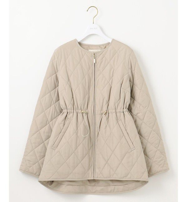 ANY SIS「【撥水】キルティングジップ アウター」|ダウン|