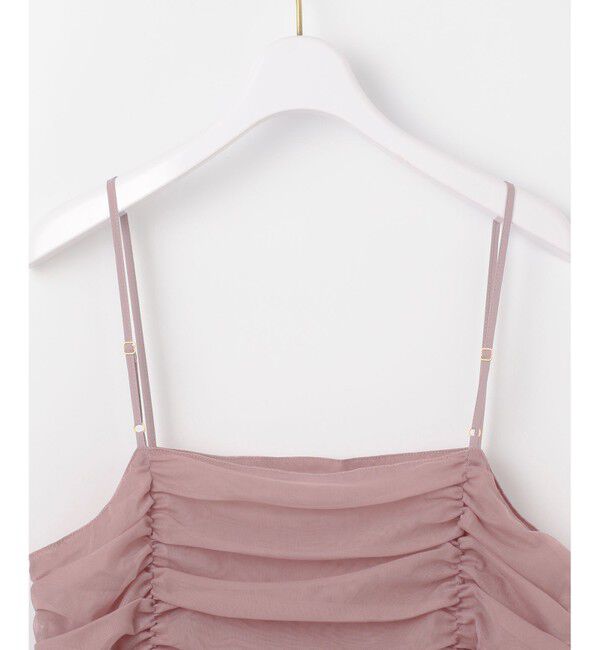 ANY SIS「【洗える】チュールレイヤード キャミソール」|キャミソール|