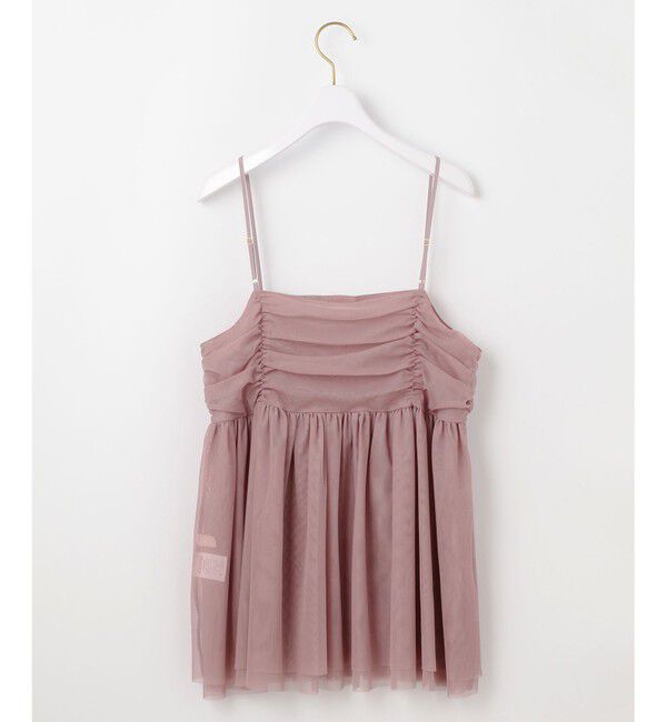 ANY SIS「【洗える】チュールレイヤード キャミソール」|キャミソール|