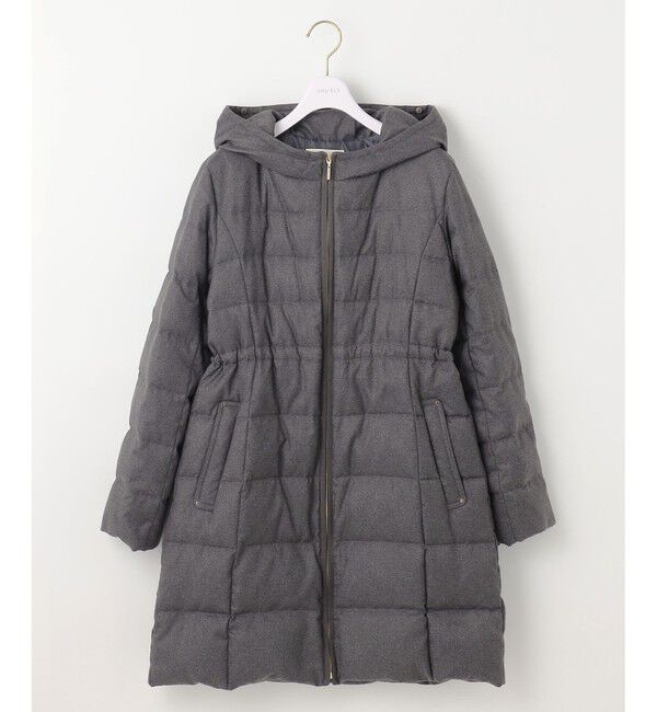 any SiS「【撥水・洗える】リッチファーフードロング ダウン」|ダウン|