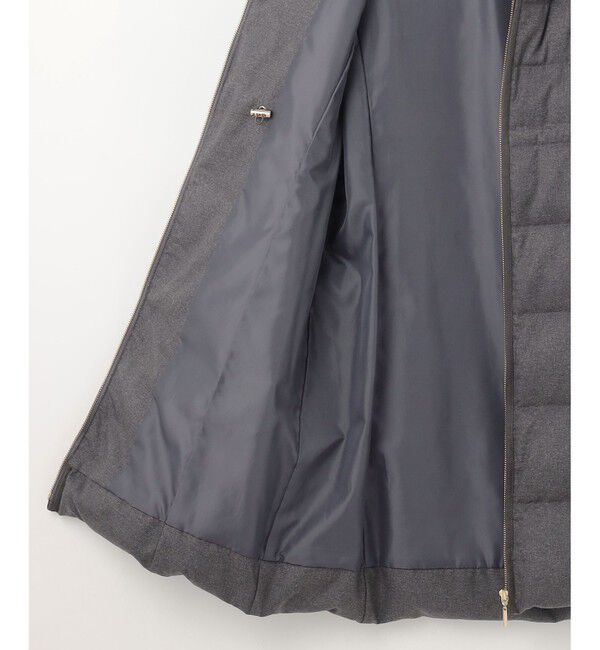 any SiS「【撥水・洗える】リッチファーフードロング ダウン」|ダウン|