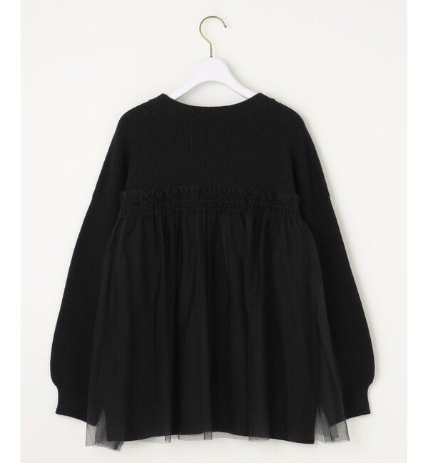 ANY SIS「【洗える】ビスチェ風チュールコンビ ニット」|ニット・セーター|