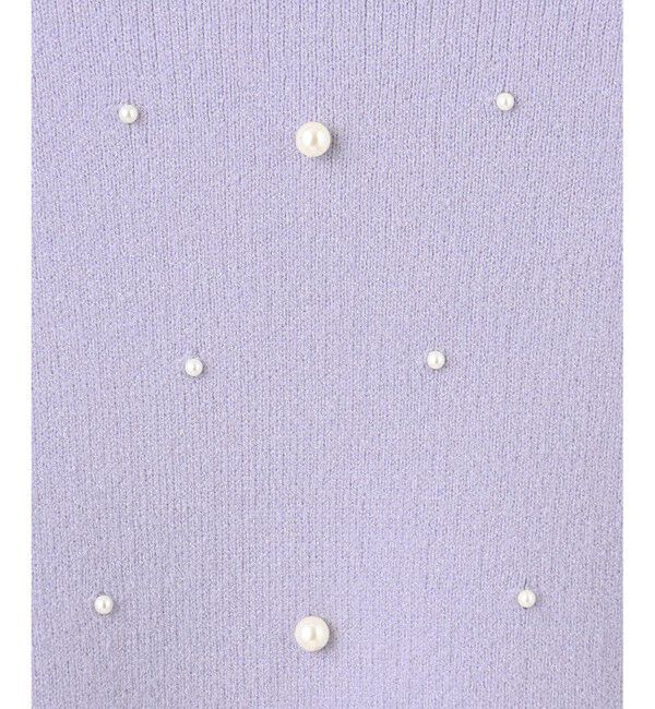 ANY SIS「【洗える】パール調ディテール ニット」|ニット・セーター|