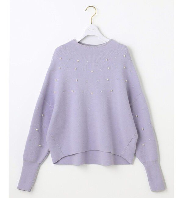 ANY SIS「【洗える】パール調ディテール ニット」|ニット・セーター|