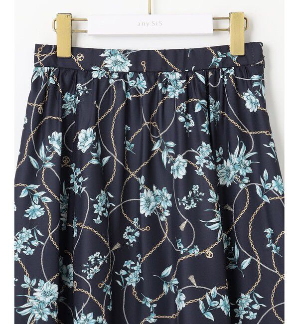 ANY SIS「【洗える】スカーフデザインプリント スカート」|スカート|