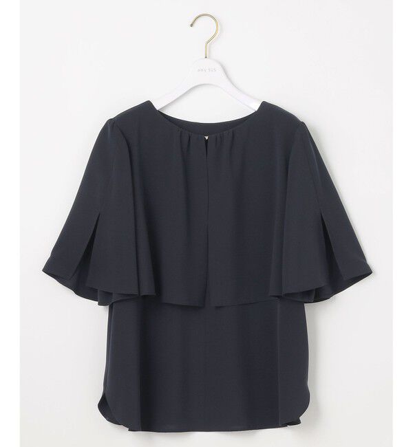 ANY SIS「【洗える】ケープフレアスリーブ ブラウス」|シャツ・ブラウス|