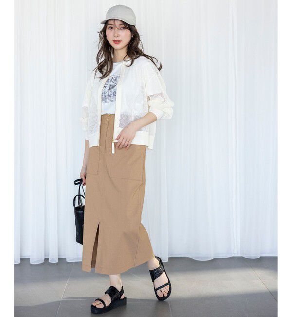 ANY SIS「【2WAY】フロントジップタイト スカート」|スカート|