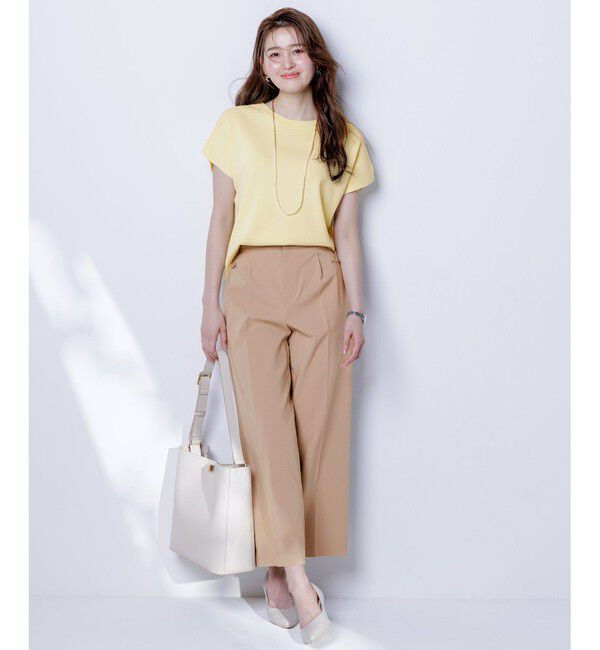 ANY SIS「【ストレッチ・接触冷感・撥水・UVカット・洗える】エアリーストレッチ ワイドパンツ」|その他|