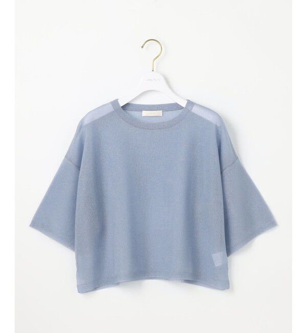 ANY SIS「【洗える】シアー ニットT」|ニット・セーター|