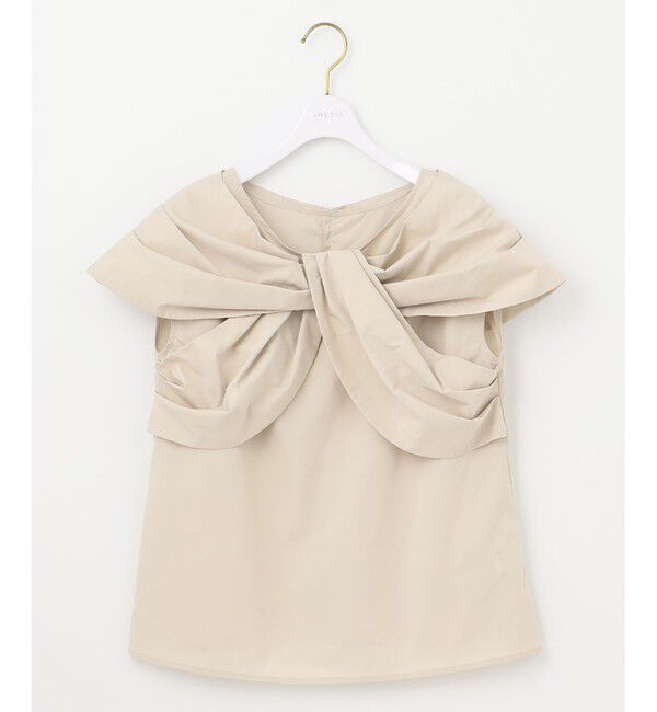 any SiS「【洗える】ツイストフロント ブラウス」|シャツ・ブラウス|