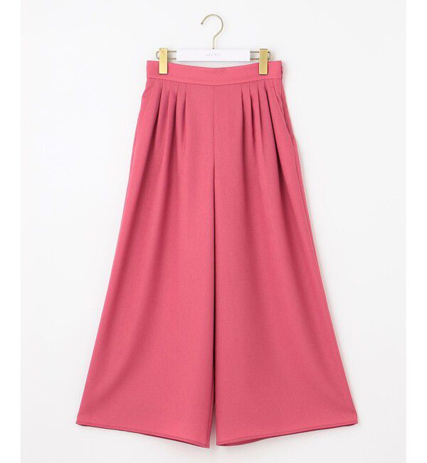 ANY SIS「【接触冷感・UVカット・速乾】スムージーポリエステルタックフレア パンツ」|その他|